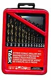 Task Tools T50021 21-Piece Cobalt Metal Drill Bit, 1/16 Through 3/8-Inch [並行輸入品]