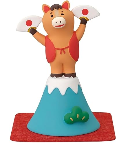 Amazon.co.jp: デコレ コンコンブル 馬だるま 馬だるま 約30×32×h38