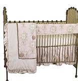 Cotton Tale Designs Front Crib Rail Cover Up Set, Lollipops & Roses by Cotton Tale Designs