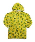 (kiejun) キッズ レインコート カッパ 子供 レインウェア ポンチョ ベビー 雨具 女の子 男の子 (L フロッグ)