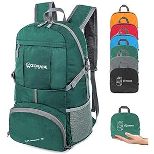 ZOMAKE 折りたたみ リュック 軽量 防水 コンパクト アウトドア 旅行 便利グッズ バックパック 35L