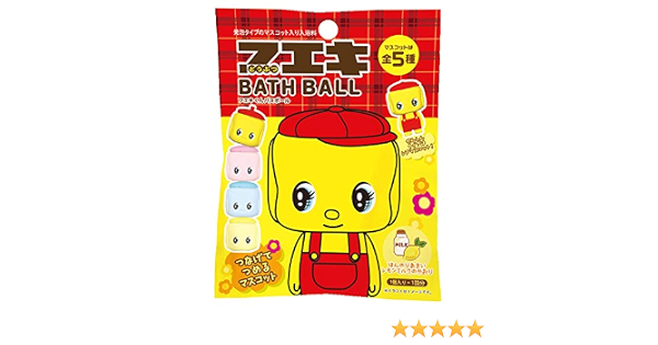 Amazon フエキくん 入浴剤 バスボール おまけ付き レモンミルクの香り 60g Ob Fue 1 1 ノルコーポレーション ビューティー 通販