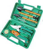 多用途 園芸用品 7セット! 園芸 ツールセット (剪定バサミ のこぎり シャベル 熊手 ドライバー メジャー 等) MCZ-76