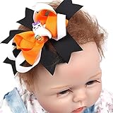 ハロウィン帽子 キッズヘアピン　カット　カートンスワローテールデザイン　ボウヘアクリップ　ヘアピン　ホワイトゴースト