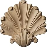 Ekena Millwork ONL05X05X01FOLW Medium Foster Center, 5 1/2-Inch x 5 1/2-Inch x 1/2-Inch, Lindenwood 