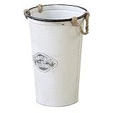 傘立て アンブレラスタンド Lサイズ スチール バケツ型 ( インテリア小物 ) ELF-514L ホワイト ( 白 )