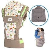 scandinavian pattern collectionスカンジナビアン パターン 腰ベルト付抱っこひも（ベージュ） 防寒セット 【（財）製品安全協会 SGマーク認定】