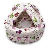 【未来ワールド】 MW-88 ベビースポンジヘルメット 赤ちゃん ヘルメット 頭の保護 超軽量 衝撃吸収 通気性抜群 & コーナークッションガード2m (ホワイトピンク)