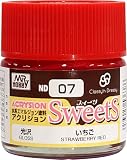 GSI クレオス(GSI Creos) クラッシーアンドドレッシー アクリジョン スイーツカラーシリーズ いちご 光沢 10ml ホビー用塗料 ND07