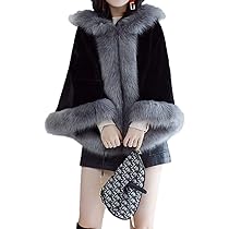 極美品　レディース　ポンチョ　ファーケープ　高級 レディース-高級毛皮-ケープ・ポンチョ｜高級毛皮ケープなら三京