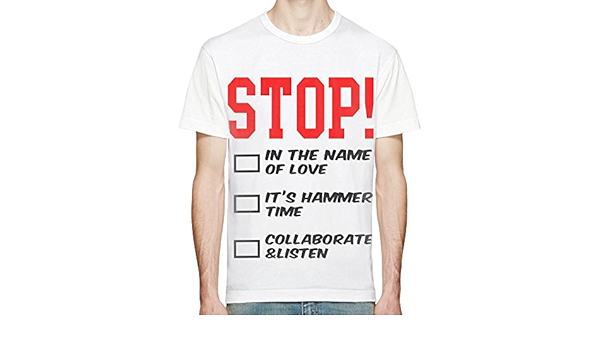 Amazon Stop In The Name Of Love Slogan Tシャツ 昇華 Xx Large Tシャツ カットソー 通販