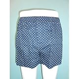 プリント前開きトランクス 11-835 水玉プリント LL