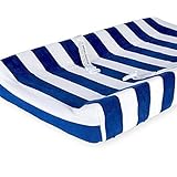 Babies R Us Deluxe Changing Pad Cover - Navy/White Stripes by Babies R Us