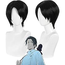 【呪術廻戦】乙骨憂太セット済みウィッグ 三分妄想 呪術廻戦 コスプレ 乙骨憂太 ウィッグ