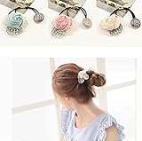 【爱莉セレクトショップ】ヘアピン 女性エレガントなヘアアクセサリー 子供用 髪飾り お花 ヘアアクセサリー お姫様 (3個入り) (2#)