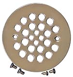 Plumbest d41 – 10pn Strainer with Screws forファイバーグラスシャワーStalls、ポリッシュニッケル