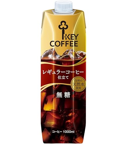 Amazon.co.jp: キーコーヒー リキッドコーヒー天然水 無糖 1L : 食品