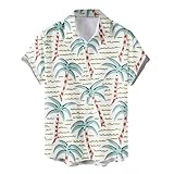[vigerkar] 父の日ギフト 誕生日 アロハシャツ メンズ ビーチシャツ 速乾 通気 夏 半袖シャツ アロハシャツ メンズ 大きいサイ