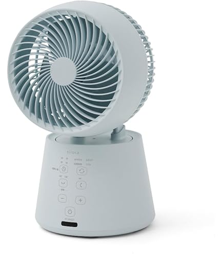 Amazon | ユアサプライムス DC サーキュレーター 360°首振り ホワイト