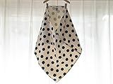 bebe couture(ベベクチュールベビー用品専門店)日本製・簡単かぶるだけ授乳カバーネイビードット・ナーシングカバー・フリーサイズ