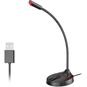 ALLTONE USBノイズリダクションコンデンサーマイク PCマイク Windows/Macに対応, YouTube、Skype、録音、ゲームに適用されます、2メートルのUSBケーブル 【1年間保証】