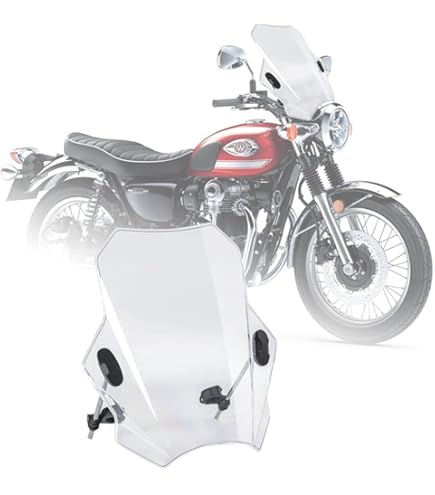 Amazon | w800 カワサキ 汎用ウィンドスクリーン 風防 ウインド