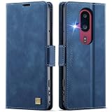 らくらくスマートフォン F-53E ケース 手帳型 F-53E 手帳型ケース ラクラクスマホ f53e ケース docomo F53E ドコモ カバー RAKURAKU F-53E 携帯ケース ラクラクスマートフォン F53E 手帳 スマホケース RFID磁気防止 携帯カバー スマホカバー サイドマグネット カードケース カード収納 スタンド機能 耐摩擦 全面保護 ブルー