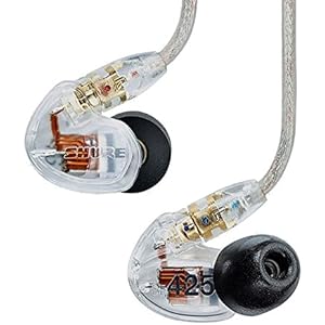 【旧モデル】SHURE イヤホン SEシリーズ SE425 カナル型 クリアー SE425-CL-J 【国内正規品】