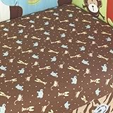 Zoo Zoo Fitted Sheet by Too Good by Jenny by Pem America [並行輸入品]