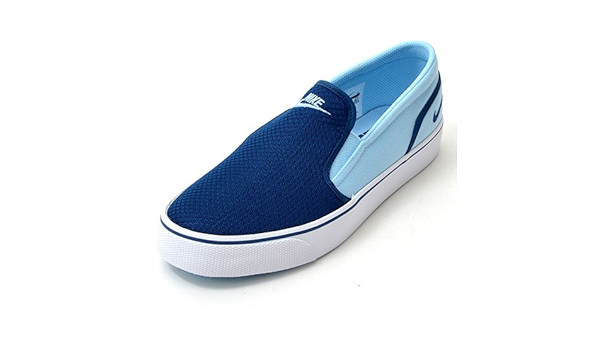 Amazon Nike ナイキ スリッポン スニーカー トキ スリップ テキスタイル キャンバス Toki Slip Txt デッキシューズ ローカット メンズ 27 0cm 400 コースタルブルー 270 400 Nike ナイキ シューズ バッグ