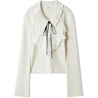 Amazon | [スナイデル] ラッフルデザインニットプルオーバー
