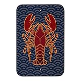 Atlantic Lobster onブルー波ホームビジネスオフィスSign 6" x 9" SIGN.WOOD.9X6.Z000998_8