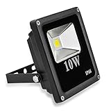 Succul LED投光器 薄型 10W 100W相当 昼光色 ポータブル投光器 広角 3m配線 防水プラグ付 IP65屋外 軽量 防水加工［LED作業灯 作業灯 看板灯 駐車場灯 懐中電灯 防災用品