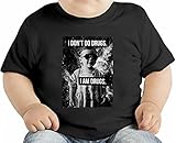 I Dont Do Drugs I Am Drugs Pills Weed Cocaine オーガニックベビーTシャツ 12 - 18 Months