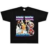 [ANQIAOS] X JAPAN エックスジャパン YOSHIKI HIDE Toshi パンク メタル ロック バンド tシャツ 流行 音楽 Tシャツ メンズ レディース プリント スポーツ 夏服 トップス 半袖 ゆったり 大きいサイズ