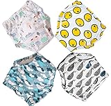 ベビー トレーニングパンツ 中股4層 4枚組 キッズパンツ (80cm)