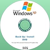 Windows XP Home または Professional 用の日本語の交換用バックアップ インストール DVD (Professional プロ)