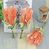 30pcs PEラベンダーFoam Baby 's Breath人工フラワーブーケウェディングデコレーションDIYスクラップブック装飾フェイク花 One Size オレンジ SEDFGJ3265041