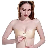 クリアランスWilltoo Invisibleブラ粘着ブラストラップレスシリコンプッシュアップブラの女性