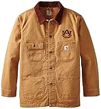 NCAA Auburn Tigers Boy 's Weathered Chore Coat ブラウン