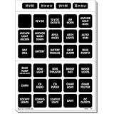 Blue Sea 4217 Square Format Label Set - 120 by Blue Sea Systems [並行輸入品]