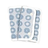 伊織 今治タオル ドーナツ ベビータオル セキユリヲ (サッキングパッド, ブルー)