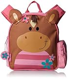 Stephen Joseph Little Girls' Mini Sidekick Backpack, Girl Horse, One Size [並行輸入品]