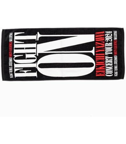 Amazon｜矢沢永吉（EIKICHI YAZAWA）フェイスタオル(ロゴ)レッド