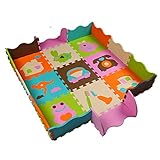（オメラース）Omelas ギフト 英語 英字 数字 プレイマット プレイスペース 子供部屋 キッズ グッズ クリスマス プレゼント キッズパズルマット (ジョイントマット・フロアマット) A105-
