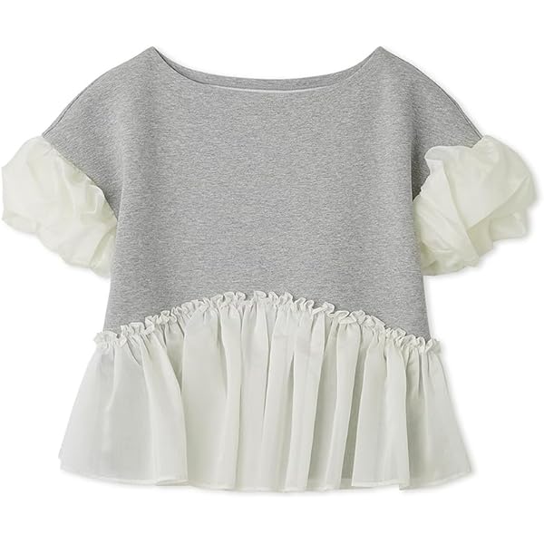 Amazon | [セルフォード] ファートリムペプラムニットプルオーバー