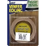 Cloverdale 78850ホワイトバーチReal Wood VeneerアイロンEdgebanding、7 / 8インチx 8-ft。 7/8" x 8' ホワイト 78850 1