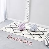 ダイヤ プレイマット ベビー 白 ベビージム シンプル カーペット 遊びマット 赤ちゃん ギフト