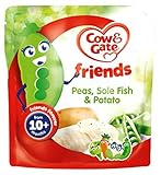 Cow & Gate Friends Peas, Sole Fish & Potato from 10+ Months 190g - 牛＆ゲート友人豆、10+ヶ月からの唯一の魚＆ジャガイモ190グラム