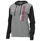 NCAA Auburn TigersレディースカラーブロックフルZip軽量フード グレイ